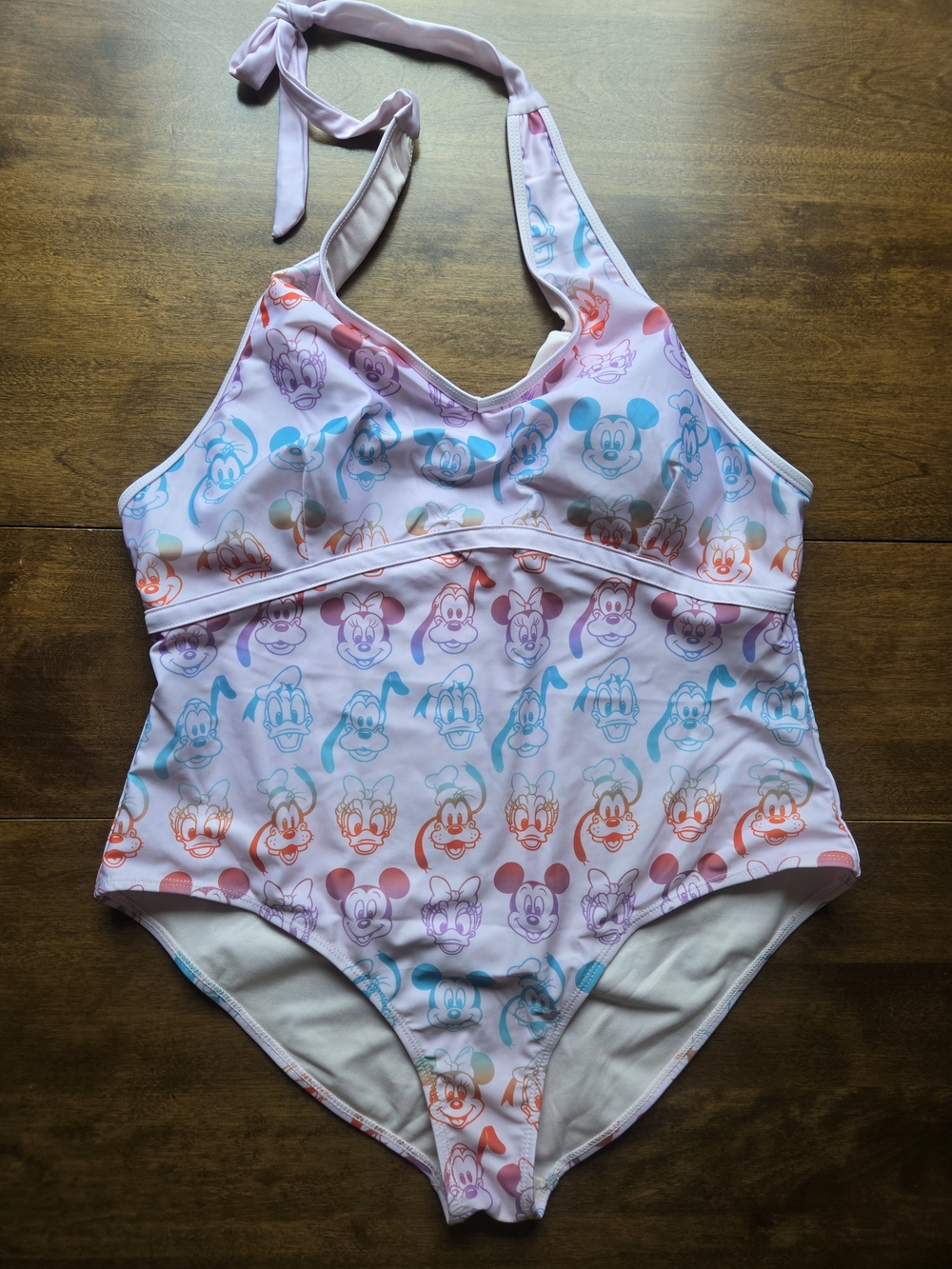 Disney Parks Mickey & Friends One Piece Swimsuit Pink XL
